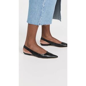 by far cyd black nappa leather sandal 39